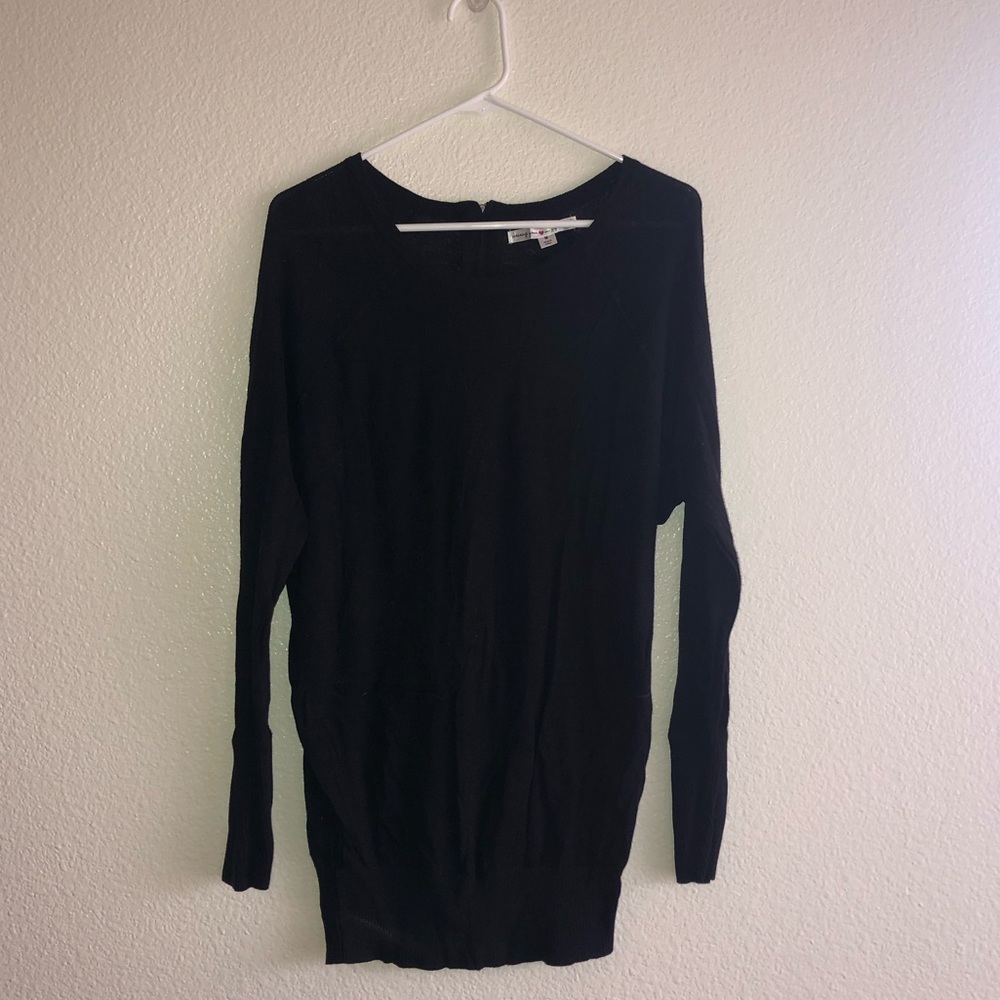 Black Zipper back Wear your Heart on your sleeve